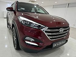 Hyundai Tucson 2.0 GLS AT Sunroof 2015 Push Start Red
